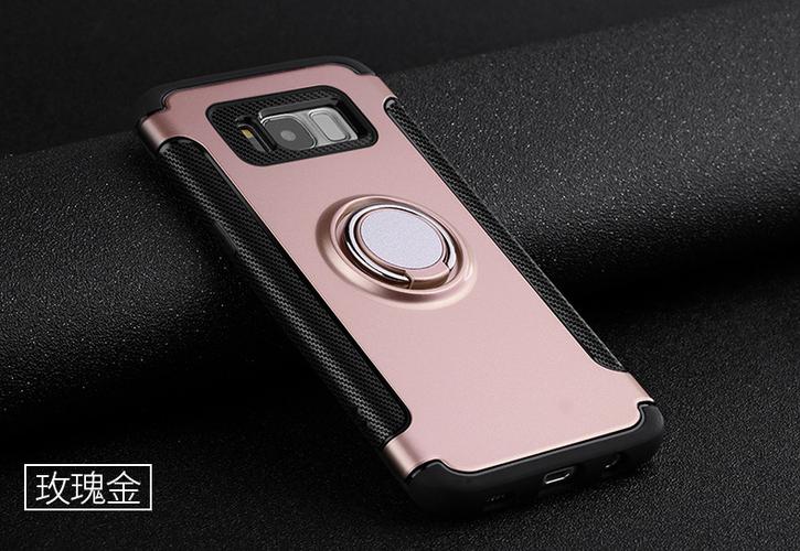 新款三星note8手机壳s8plus软硅胶套防摔创意s7edge指环硬壳工厂