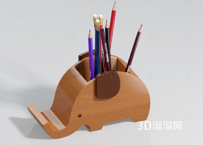 北欧创意笔筒玩具摆件3d模型
